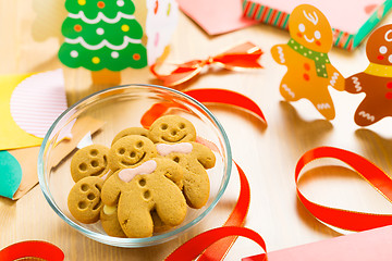 Image showing Xmas gingerbread man