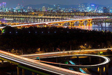 Image showing Seoul city night