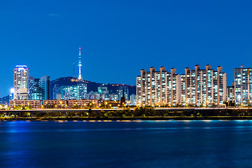 Image showing Seoul skyline