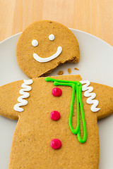 Image showing Broken Gingerbread man