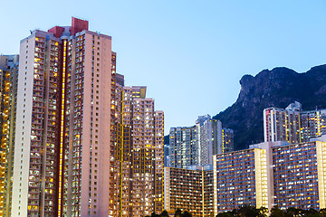 Image showing Kowloon residential district