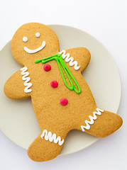 Image showing Gingerbread man cookies