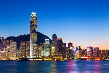 Image showing Hong Kong harbour