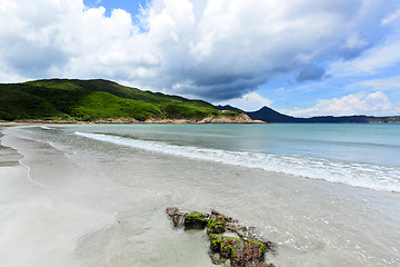 Image showing Beautiful beach on island