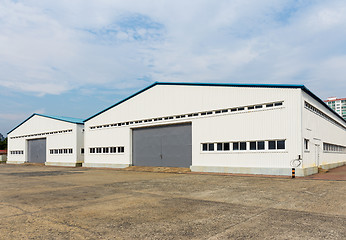 Image showing Storage warehouse at outdoor