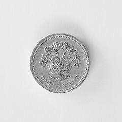 Image showing British pound coin