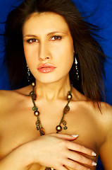 Image showing Sexy Brunette Portrait