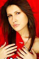 Image showing Sexy Brunette Portrait