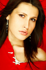 Image showing Sexy Brunette Portrait