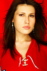 Image showing Sexy Brunette Portrait