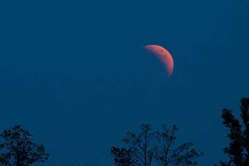 Image showing Lunar eclipse 15.6.2011