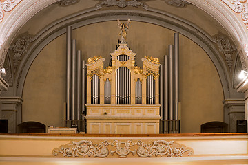 Image showing Organ in church