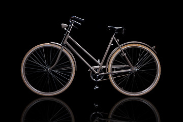 Image showing Old refurbished retro bike