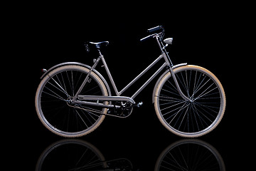 Image showing Old refurbished retro bike