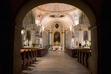 Image showing Inside church