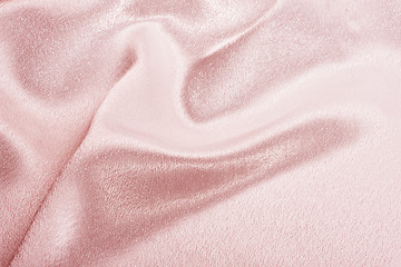 Image showing Pink silk