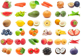 Image showing Fruits and Vegetables