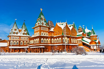 Image showing Wooden palace in Russia