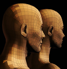Image showing futuristic couple illustration