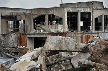 Image showing marble factory ruins