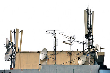 Image showing telecommunication antenna
