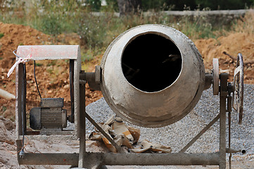 Image showing industrial cement mixer