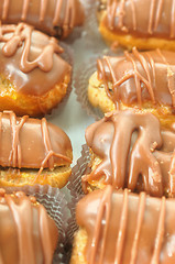 Image showing eclair chocolate dessert