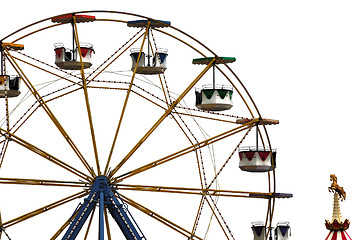 Image showing ferris wheel in amusement park