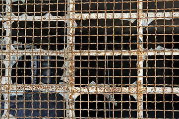 Image showing industrial window wire mesh