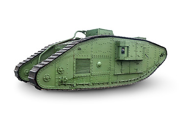 Image showing Green tank