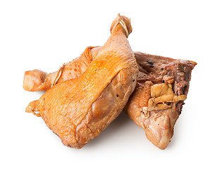 Image showing Cooked chicken legs