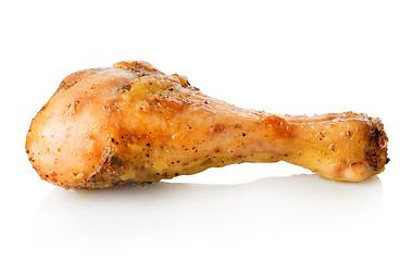 Image showing Grilled chicken leg