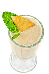 Image showing pineapple milk cocktail