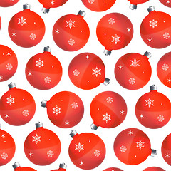 Image showing Red Christmas Balls