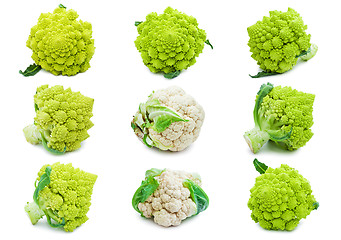 Image showing Cauliflower and broccoli