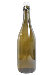 Image showing Bottle of wine isolated