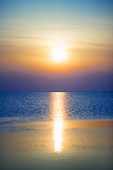 Image showing Calm evening sea