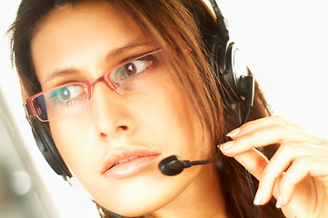 Image showing Call Centre Agent