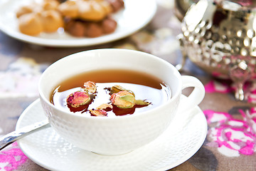Image showing Tea with Rose 