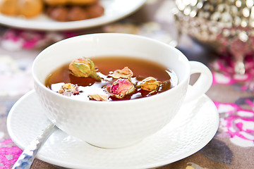 Image showing Tea with Rose 