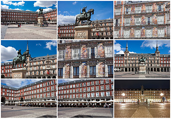 Image showing Plaza Mayor in Madrid