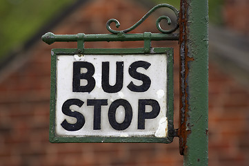 Image showing bus stop