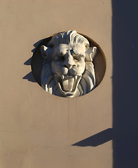 Image showing bas-relief of a lion