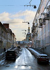 Image showing Old street in Moscow