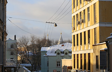 Image showing Old street in Moscow