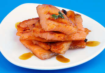 Image showing Grilled Salmon