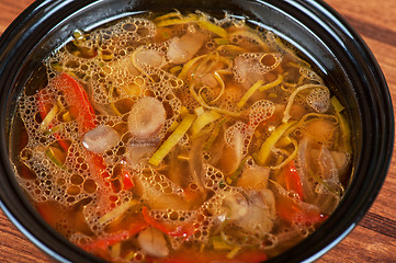 Image showing Fresh vegetable soup