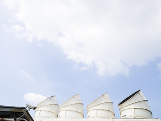 Image showing cooling tower hood