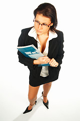 Image showing Sexy business woman