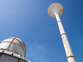 Image showing water tower and cooling tower